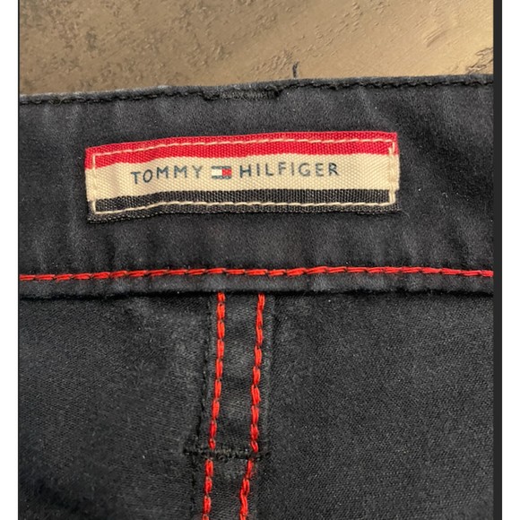 Tommy Hilfiger Moto Legging Navy Blue Pants - Sz 8 - Picture 9 of 13